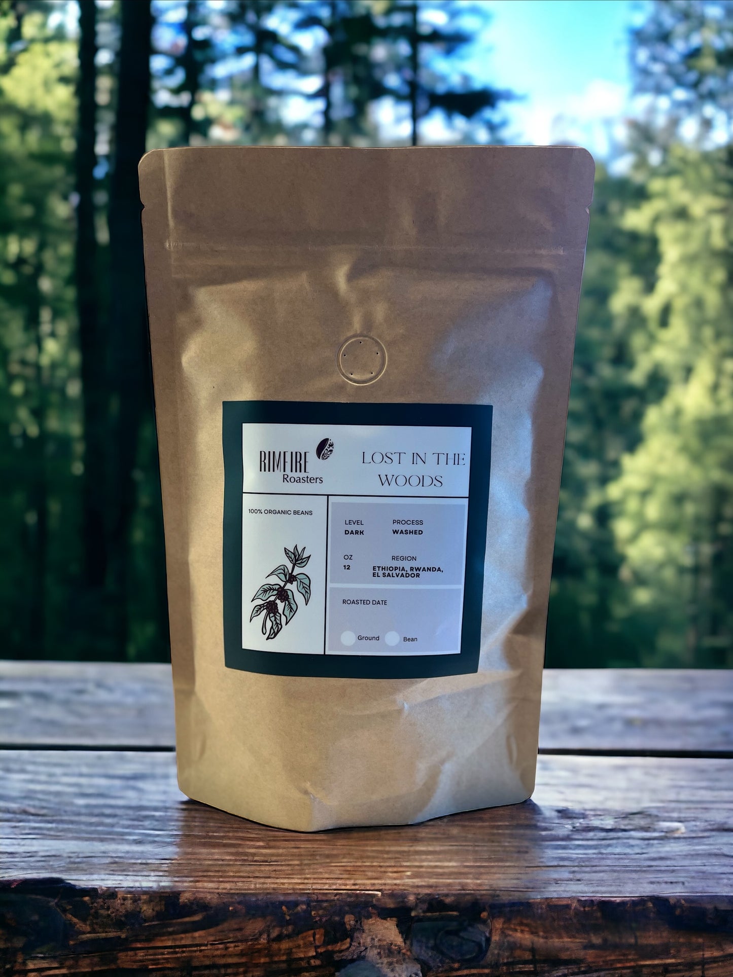 Ground Lost in the Woods Dark Roast – Rimfire Roasters